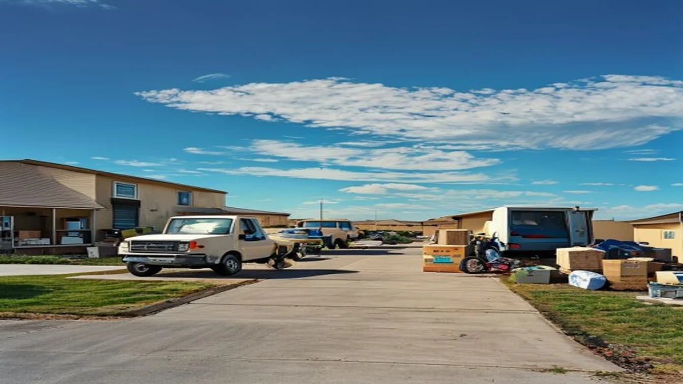 F.E. Warren AFB military family PCS move-out Cheyenne Wyoming junk removal haul-off Ryan Laramie County